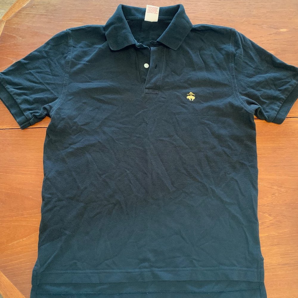 Black Brooks Brothers Polo Sz S